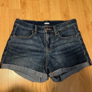 old navy blue jean shorts size 4! EUC